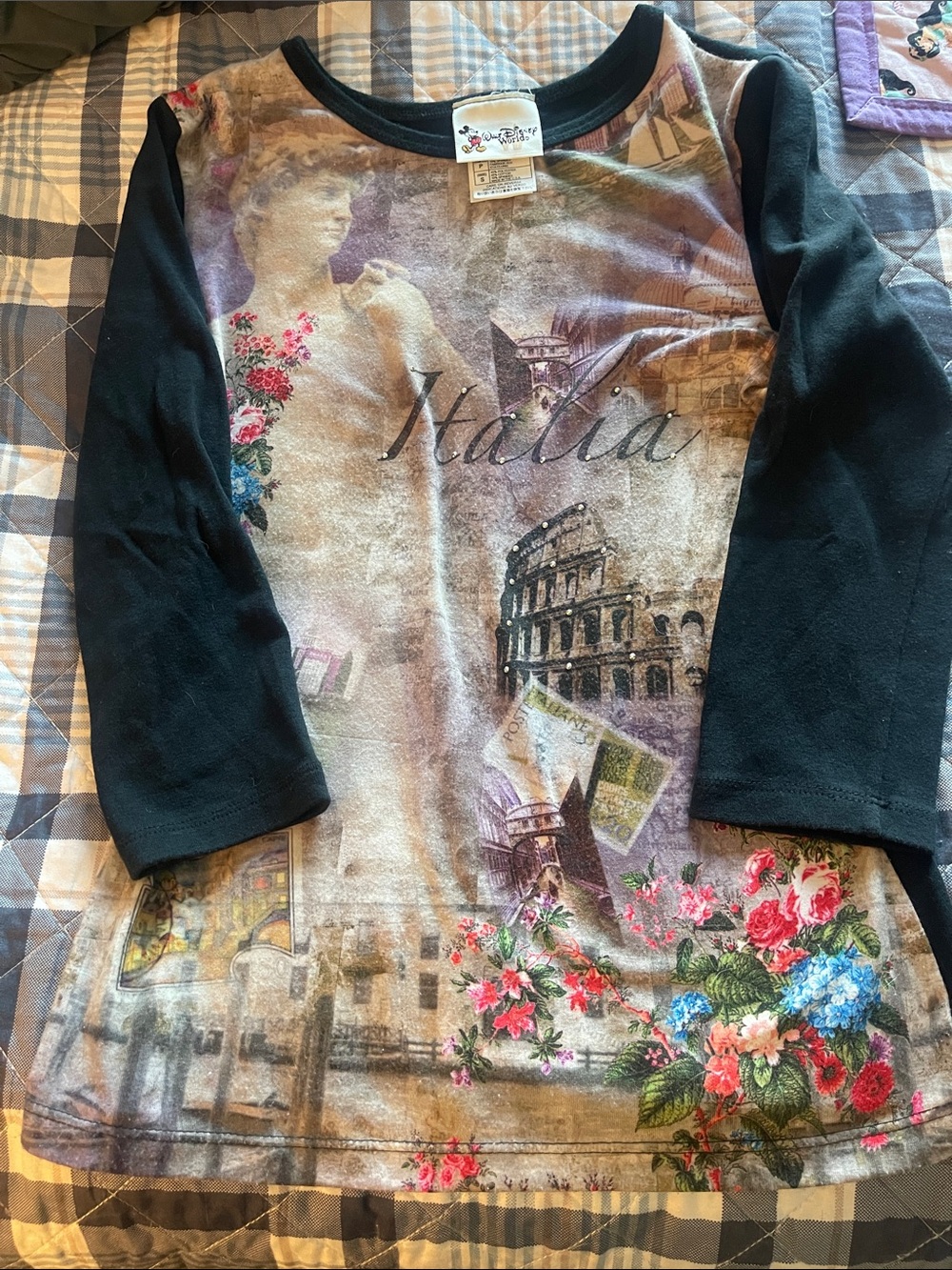 Disney Women’s Italy Floral Top